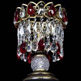 Настольная лампа Астра №1 под бронзу Красная в Новокузнецке