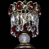 Настольная лампа Астра №1 под бронзу Красная в Новокузнецке