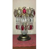 Настольная лампа Астра №1 под бронзу Красная в Новокузнецке