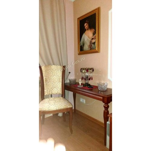 Настольная лампа Астра №1 под бронзу Красная в Новокузнецке Гусь Хрустальный