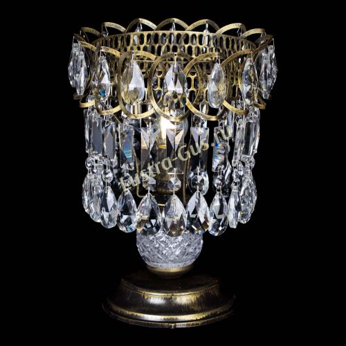 Настольная лампа Астра №1 под бронзу в Новокузнецке Гусь Хрустальный