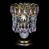 Настольная лампа Астра №1 под бронзу Розовая в Новокузнецке