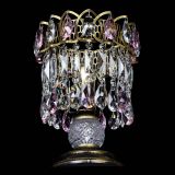 Настольная лампа Астра №1 под бронзу Розовая в Новокузнецке