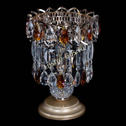 Настольная лампа Астра №1 чайная в Новокузнецке Гусь Хрустальный