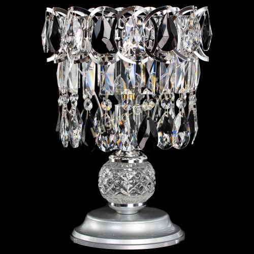 Настольная лампа Астра №1 черная в Новокузнецке Гусь Хрустальный