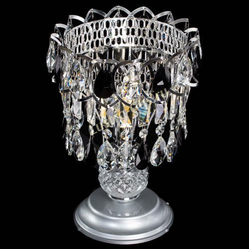 Настольная лампа Астра №1 черная в Новокузнецке Гусь Хрустальный