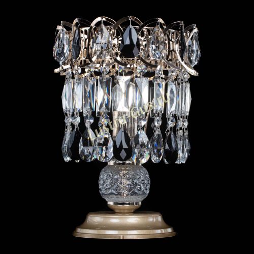 Настольная лампа Астра №1 черная в Новокузнецке Гусь Хрустальный