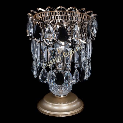 Настольная лампа Астра №1 черная в Новокузнецке Гусь Хрустальный