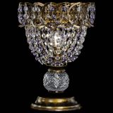 Настольная лампа Астра ажур №1 под бронзу Фиолетовая в Новокузнецке