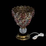 Настольная лампа Астра ажур №1 под бронзу Красная в Новокузнецке