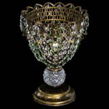 Настольная лампа Астра ажур №1 под бронзу Зеленая в Новокузнецке Настольная лампа Астра ажур №1 под бронзу Зеленая в Новокузнецке