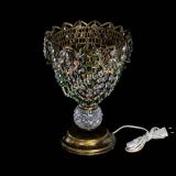 Настольная лампа Астра ажур №1 под бронзу Зеленая в Новокузнецке Настольная лампа Астра ажур №1 под бронзу Зеленая в Новокузнецке