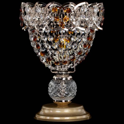 Настольная лампа Астра ажур №1 в Новокузнецке Гусь Хрустальный