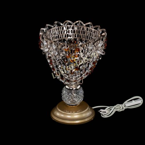 Настольная лампа Астра ажур №1 в Новокузнецке Гусь Хрустальный