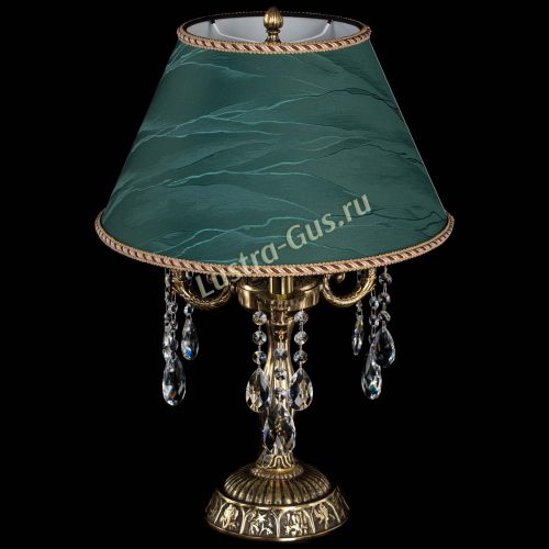 Бронзовая настольная лампа Аврора №3 Баден с абажуром в Новокузнецке Бронзовая настольная лампа Аврора №3 Баден с абажуром в Новокузнецке