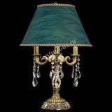 Бронзовая настольная лампа Аврора №3 Баден с абажуром в Новокузнецке Бронзовая настольная лампа Аврора №3 Баден с абажуром в Новокузнецке