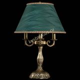 Бронзовая настольная лампа Аврора №3 с абажуром в Новокузнецке