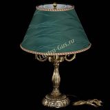 Бронзовая настольная лампа Аврора №3 с абажуром в Новокузнецке