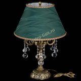 Бронзовая настольная лампа Аврора №3 Шар с абажуром в Новокузнецке