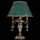 Бронзовая настольная лампа Аврора №3 Журавлик с абажуром в Новокузнецке