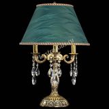 Бронзовая настольная лампа Аврора №3 Журавлик с абажуром в Новокузнецке