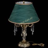 Бронзовая настольная лампа Аврора №3 Журавлик с абажуром в Новокузнецке