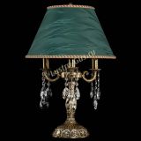 Бронзовая настольная лампа Аврора №3 Звездочка с абажуром в Новокузнецке