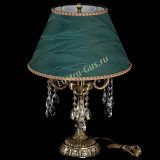 Бронзовая настольная лампа Аврора №3 Звездочка с абажуром в Новокузнецке