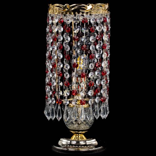 Настольная лампа Диана Карандаш красная в Новокузнецке Гусь Хрустальный