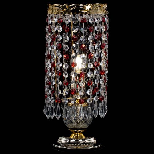 Настольная лампа Диана Карандаш красная в Новокузнецке Гусь Хрустальный