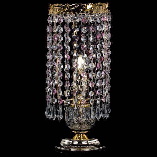 Настольная лампа Диана Карандаш розовая в Новокузнецке Гусь Хрустальный