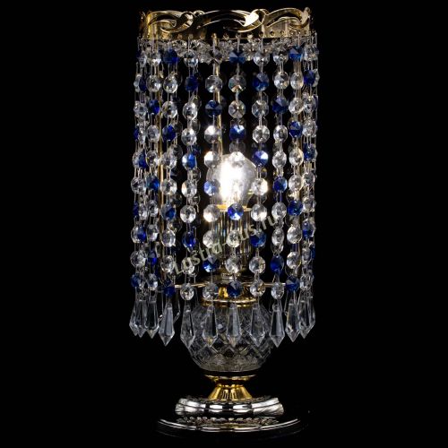 Настольная лампа Диана Карандаш синяя в Новокузнецке Гусь Хрустальный