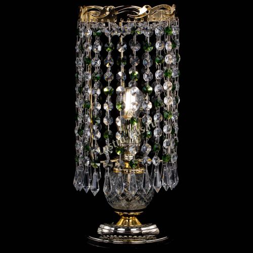 Настольная лампа Диана Карандаш зеленая в Новокузнецке Гусь Хрустальный