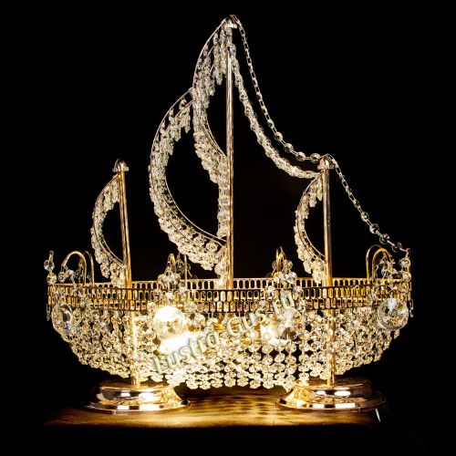 Настольная лампа Каравелла в Новокузнецке Гусь Хрустальный