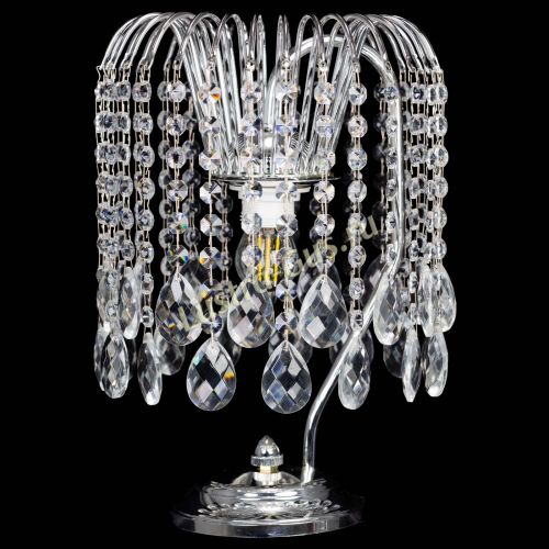 Лампа настольная Каскад Баден в Новокузнецке Гусь Хрустальный