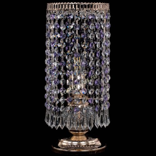 Настольная лампа Кольцо с карандашами фиолетовая в Новокузнецке Гусь Хрустальный