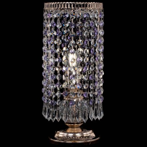 Настольная лампа Кольцо с карандашами фиолетовая в Новокузнецке Гусь Хрустальный