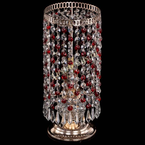 Настольная лампа Кольцо с карандашами красная в Новокузнецке Гусь Хрустальный