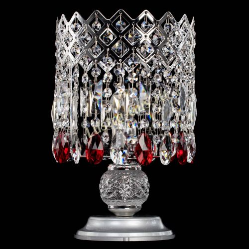 Настольная лампа Корона №1 красная в Новокузнецке Гусь Хрустальный