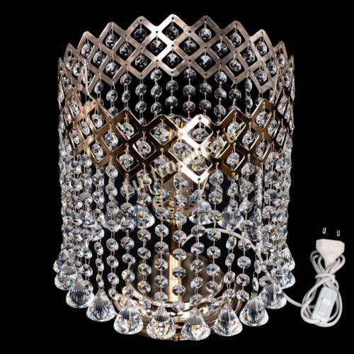 Лампа настольная Корона №3 конус в Новокузнецке Гусь Хрустальный