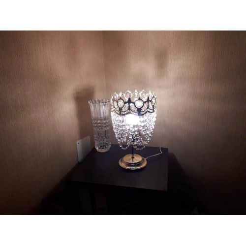 Настольная лампа Корона Элегант Тюльпан в Новокузнецке Гусь Хрустальный