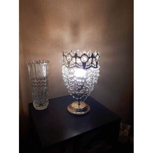 Настольная лампа Корона Элегант Тюльпан в Новокузнецке Гусь Хрустальный