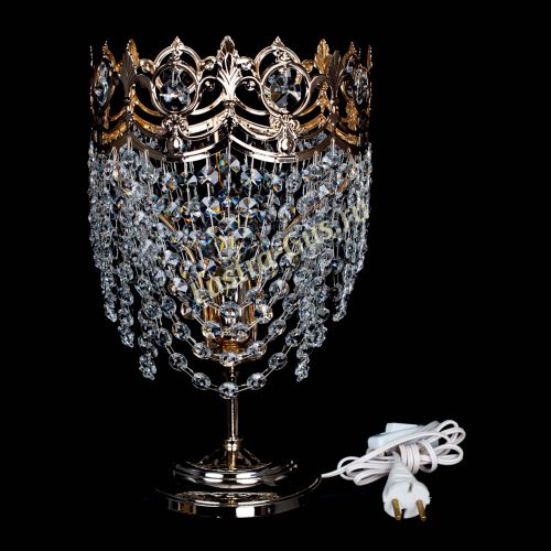 Настольная лампа Корона Элегант Тюльпан в Новокузнецке Гусь Хрустальный