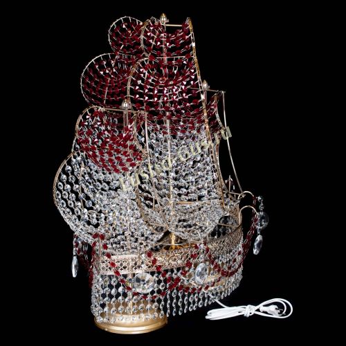 Настольная лампа Корвет № 2 Венеция красный в Новокузнецке Настольная лампа Корвет № 2 Венеция красный в Новокузнецке