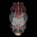 Настольная лампа Корвет № 2 Венеция красный в Новокузнецке Настольная лампа Корвет № 2 Венеция красный в Новокузнецке