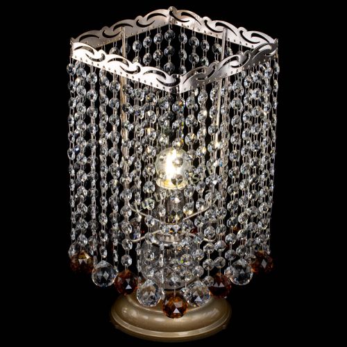 Настольная лампа Квадрат шар чайная в Новокузнецке Гусь Хрустальный