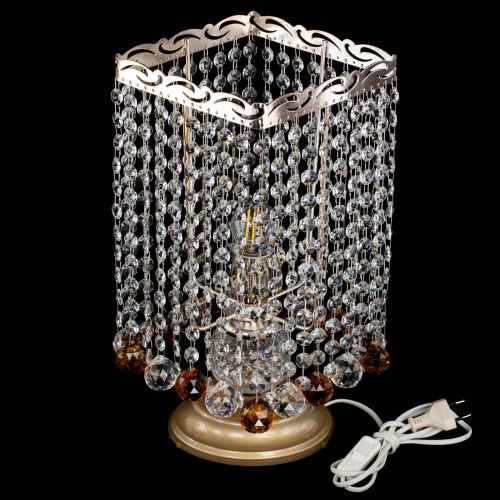 Настольная лампа Квадрат шар чайная в Новокузнецке Гусь Хрустальный