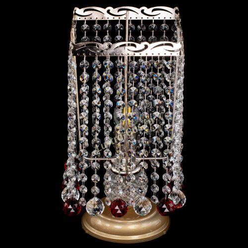 Настольная лампа Квадрат шар красная в Новокузнецке Гусь Хрустальный