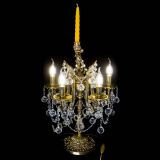 Бронзовая настольная лампа Луиза №5/2 шар в Новокузнецке