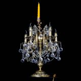 Бронзовая настольная лампа Луиза №5/2 шар в Новокузнецке